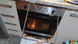 Oven bottom heating element troubleshooting and replacement [upl. by Aicilic]