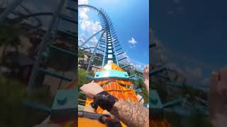 POV Surf Coaster Pipeline at SeaWorld Orlando  FirstPerson Experience [upl. by Okin]