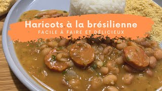 Comment faire des haricots rouges ou des haricots carioca à la brésilienne [upl. by Norrahs]