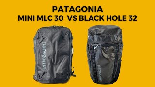 Patagonia Mini MLC 30 Vs Black Hole 32L Backpack  EPIC Minimal Travel Bag Comparison [upl. by Fishback]