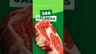 Calorias Carne de Res 🥩  Calorias de los alimentos  FitCalorias shorts calorias [upl. by Enitnemelc]