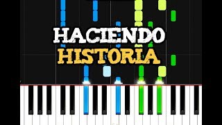 Haciendo historia  Piano LLDM [upl. by Ardnuhsed]