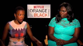 Orange is the New Blacks Samira Wiley and Danielle Brooks Interview  AfterEllen [upl. by Anikes]