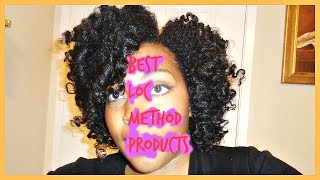 The Best LOC method products Moisturizing Dry Natural Hair [upl. by Salena]