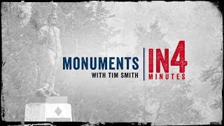 Civil War Battlefield Monuments The Civil War in Four Minutes [upl. by Lalise]