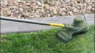 Husqvarna 128LD Gas String Trimmer vs Cordless String Trimmer amp Edger for Dewalt 20V Max Battery [upl. by Ynnig]