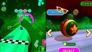 Going Balls VS Color Ball VS Reverse Balls SpeedRun Gameplay iOS Android Walkthrough All Levels 1909 [upl. by Rainwater]