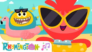 Lets Go To The Beach  Monster Song for Kids  Rhymington Square [upl. by Naugal210]