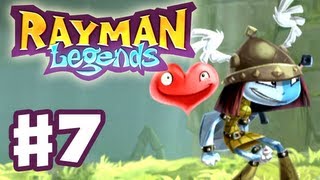 Rayman Legends  Gameplay Walkthrough Part 7  Rescue Aurora PS3 Wii U Xbox 360 PC [upl. by Hsiwhem]