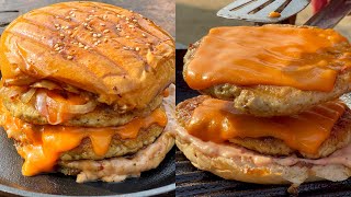 Chicken Grilled Burger Recipe  Homemade Chicken Patty Recipe  with Secret Sauce [upl. by Chere]