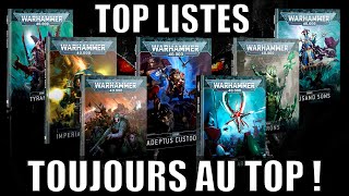 40K  TOP LISTES  ILS SONT TOUJOURS AU TOP MÊME SUITE AUX NERFS [upl. by Luapleahcim192]