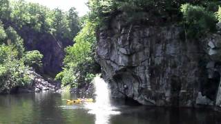 Becket Quarry Cliff Jumping 7162011 [upl. by Aeikan]