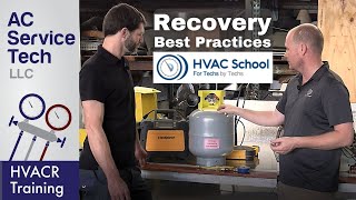 Refrigerant Recovery Training Tips Problems Best Practices Setup [upl. by Ayotna]