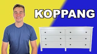 Koppang 6 Drawer Dresser IKEA Tutorial [upl. by Lepper]