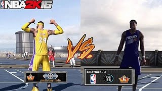 Prettyboyfredo Vs NBA Player Archie Goodwin Best out of 3 NBA 2K16 [upl. by Ymeon]