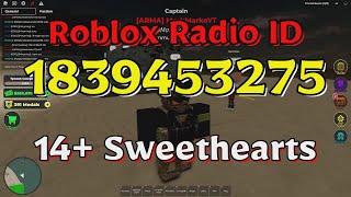 Sweethearts Roblox Radio CodesIDs [upl. by Aik]