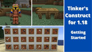 Getting Started with Tinkers Construct Minecraft 118 Guide [upl. by Cataldo]