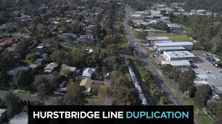 Hurstbridge Line Duplication [upl. by Gasper]