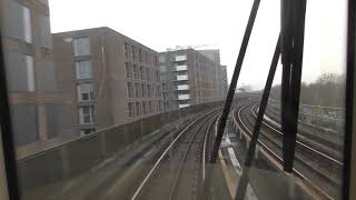 Full Journey On The DLR From Woolwich Arsenal To Bank Via London City Airport [upl. by Susann100]