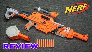 REVIEW Nerf Accustrike Stratohawk  RAPIDSTRIKE REBORN [upl. by Wailoo]