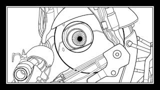 Portal 2  COOP Bots Speed Drawing [upl. by Shulock164]