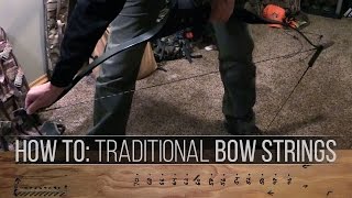 How To Build a Flemish Bow String  Traditional Archery Bow Hunting Eastmans [upl. by Amak756]