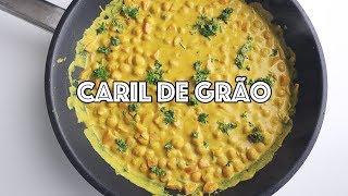 Caril de grão de bico  receita vegana [upl. by Narmis335]