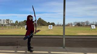 Archery x Asiatic afternoon practice recurve barebow horsebow 04082024 style points [upl. by Mathia]