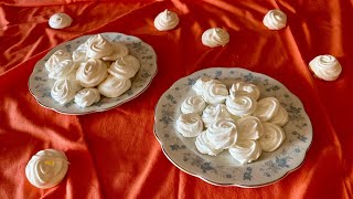 🎄🍰snehové pusinky  sněhové pusinky  snehové pusinky recept  vianočné recepty  pusinky snehove [upl. by Chelsy]