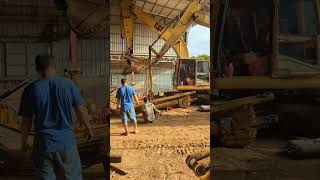 Excavator Repair excavator automobile machine cat jcb welding toolsrestoration shorts diy [upl. by Lenoyl388]