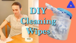 DIY Upcycled Reusable CleaningDisinfectant Wipes Tutorial [upl. by Adin]