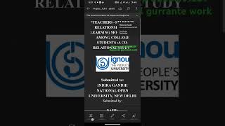 ignou mrdp 1 project work  ignou mrdp 1 project making process watsp8228091239 ignou mard project [upl. by Ketti]