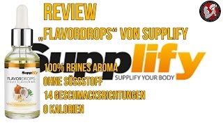 Review Flavor Drops von Supplify im Test [upl. by Omissam205]