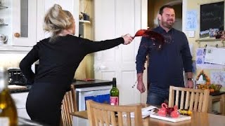 EastEnders  Linda Carter Throws Wine At Mick Carter 6th February 2020 [upl. by Hercule]