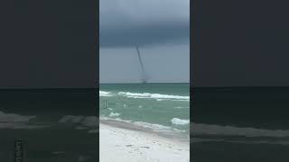 Waterspouts Spotted On Panama City Beach 😱 [upl. by Ariam]