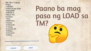 Paano mag pasaload sa TM [upl. by Abell]