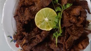 Sukha kuchla hua Gosht  Crispyeasy and tasty with only 3 ingredients kuchla hua gosht recipe [upl. by Halladba]