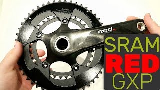 Checking out The Sram Red 22 GXP Crankset  Weight and Features [upl. by Asselem492]