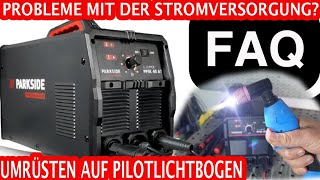 Wichtige Fragen zum Lidl Plasmaschneider mit Kompressor PPSK 40 A1 [upl. by Ycak]