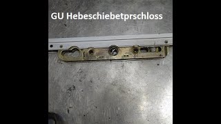 GU Hebeschiebetürschloss erneuern ohne den Laufwagen zu tauschen Video 2229 Schlosserei Oldorf [upl. by Drannel]