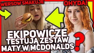 EKIPOWICZE TESTUJĄ ZESTAW MATY W MCDONALDS JAK IM SMAKOWAŁO shorts [upl. by Meehahs896]