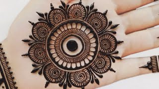 Beautiful stylish Fronthand Mehndi Design Easy Tikki mehndi Design 2022 Beginners Mehndi Design [upl. by Anaicul252]