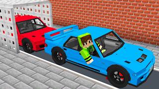 CRIEI UMA FÁBRICA DE CARROS NO MINECRAFT [upl. by Inalel]