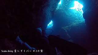 【沖縄 嘉手納 水釜 スキューバダイビング】トウアカクマノミを探して！コンパス頼りに大冒険in水釜＃２素人ダイバー  Scuba diving in Mizugama Okinawa [upl. by Anelis]