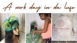 How to Make a Crinoline Fascinator  Vlogmas Day 19 [upl. by Demah925]