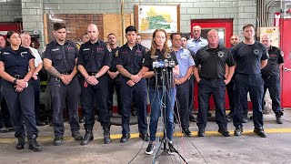 FDNY officials provide update on pedestrian struck in Brooklyn [upl. by Nosduj]