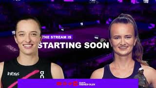 Mecz Swiatek  Krejcikova WTA FINALS 2024 Wynik Czat Live [upl. by Ennaharas]