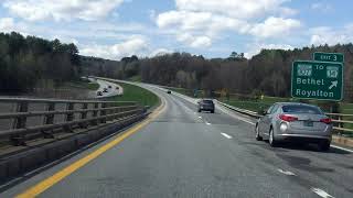 Interstate 89  Vermont Exits 2 to 3 northbound [upl. by Eelano]