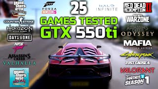 GTX 550 ti In Early 2022  25 Games Tested [upl. by Annaitsirhc432]