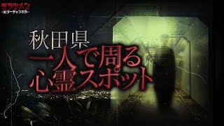 【心霊】この場所怖い…日本のマイナー心霊スポットに一人で行く秋田編 [upl. by Arinaj]